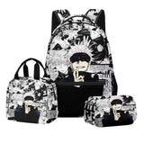 Jujutsu Kaisen Backpack 3-Piece Set | Bag, Pencil Case & Handbag Backpacks - The Eezee Shop