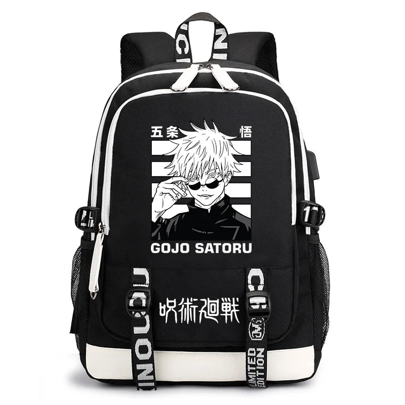 Jujutsu Kaisen Student Backpack | Lightweight Anime Daypack Backpacks - The Eezee Shop