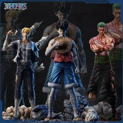 30CM One Piece Roronoa Zoro & Vinsmoke Sanji Anime Action Figure Display Stand Model Anime Figure - The Eezee Shop