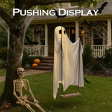 Large Hanging Swing Ghost | Light-Up Outdoor Halloween Decor Outdoor Halloween Decorations - The Eezee Shop