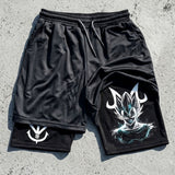 Vegeta Dragon Ball Performance Gym Shorts Performance shorts - The Eezee Shop