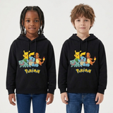Cute Pikachu Print Kids Hoodie Hoodies Series - The Eezee Shop