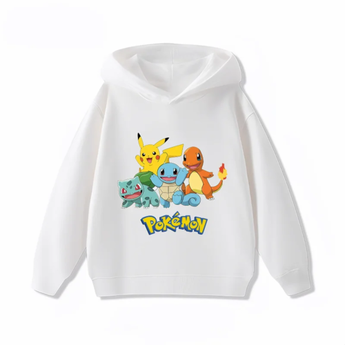 Cute Pikachu Print Kids Hoodie Hoodies Series - The Eezee Shop