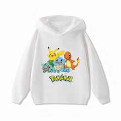 Cute Pikachu Print Kids Hoodie Hoodies Series - The Eezee Shop