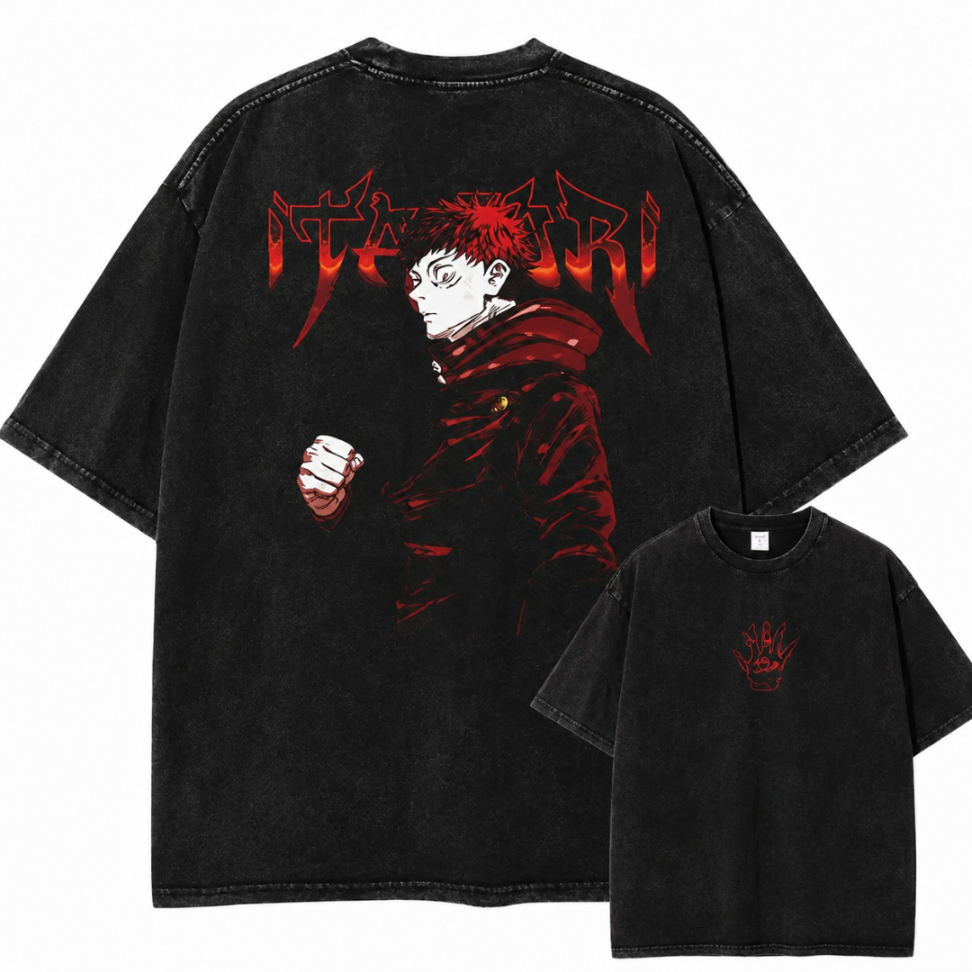 Short Sleeved Round Neck T-Shirt Anime Anime Tshirts - The Eezee Shop