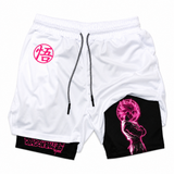 Dragon Ball Shorts Japanese Anime Streetwear for Men & Women Performance shorts - The Eezee Shop