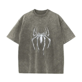 Dripping Spider Vintage Tee Men's Oversized Anime Tshirts - The Eezee Shop