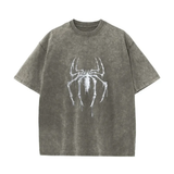 Dripping Spider Vintage Tee Men's Oversized Anime Tshirts - The Eezee Shop