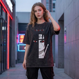 Naruto Itachi Uchiha Oversized Retro Anime Graphic Cotton Men Tees Top