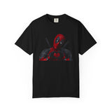 Marvel Deadpool Heart Hands Realistic Print Unisex Cotton T-Shirt T-Shirt - The Eezee Shop