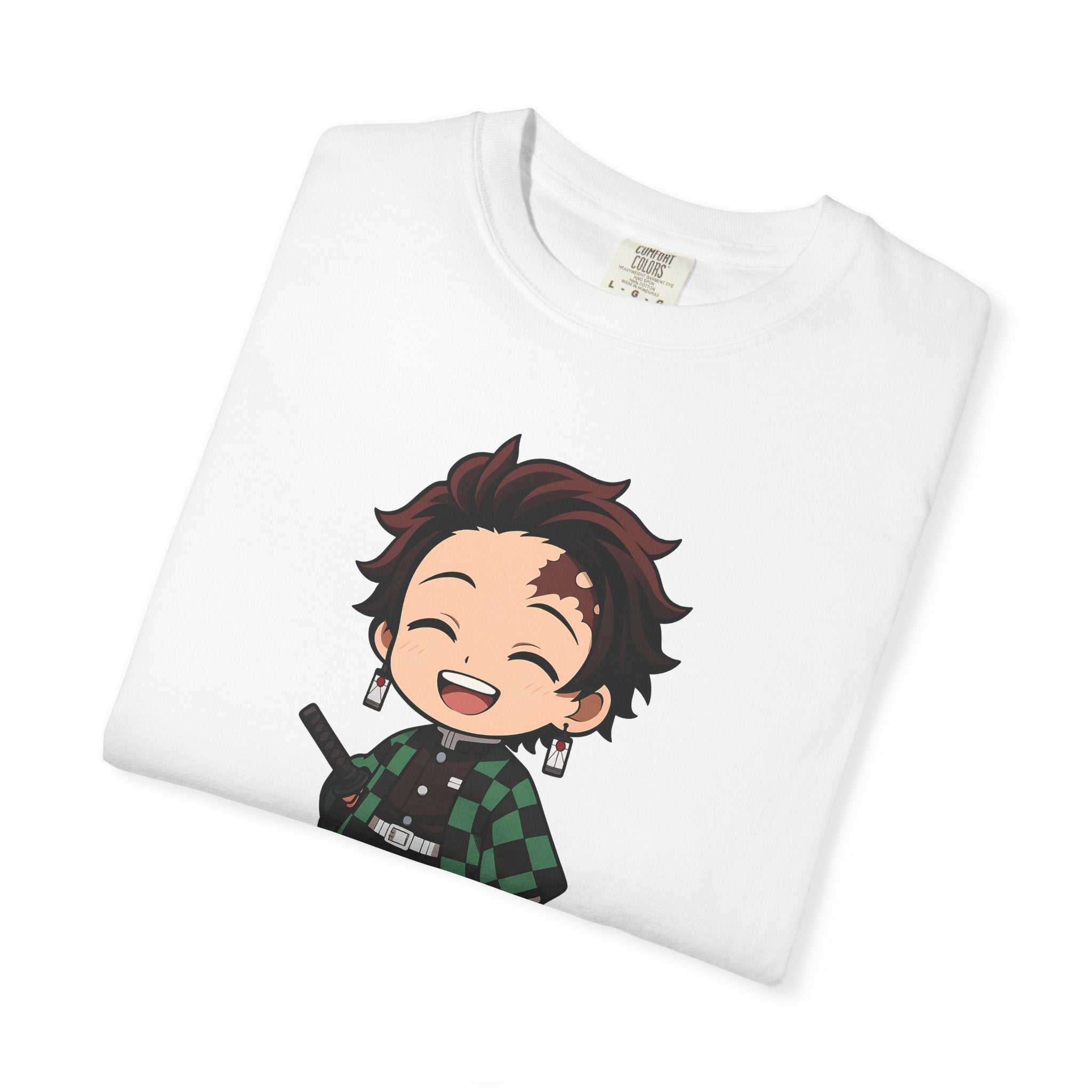 Tanjiro Chibi T-Shirt Cute Demon Slayer Anime Tee T-Shirt - The Eezee Shop