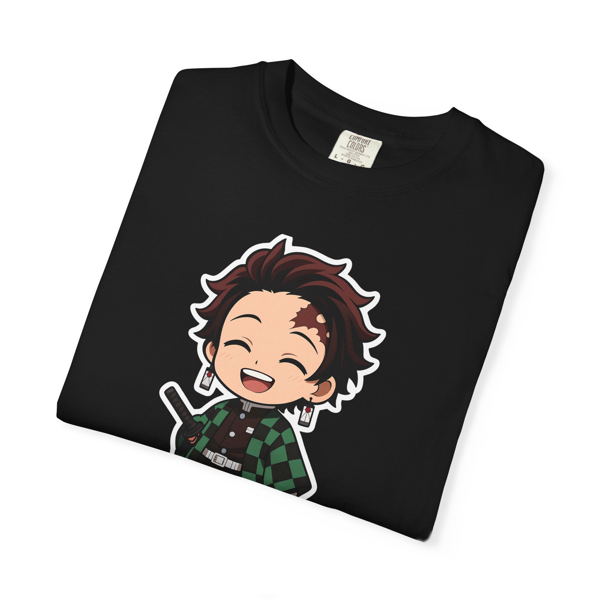 Tanjiro Chibi T-Shirt Cute Demon Slayer Anime Tee T-Shirt - The Eezee Shop