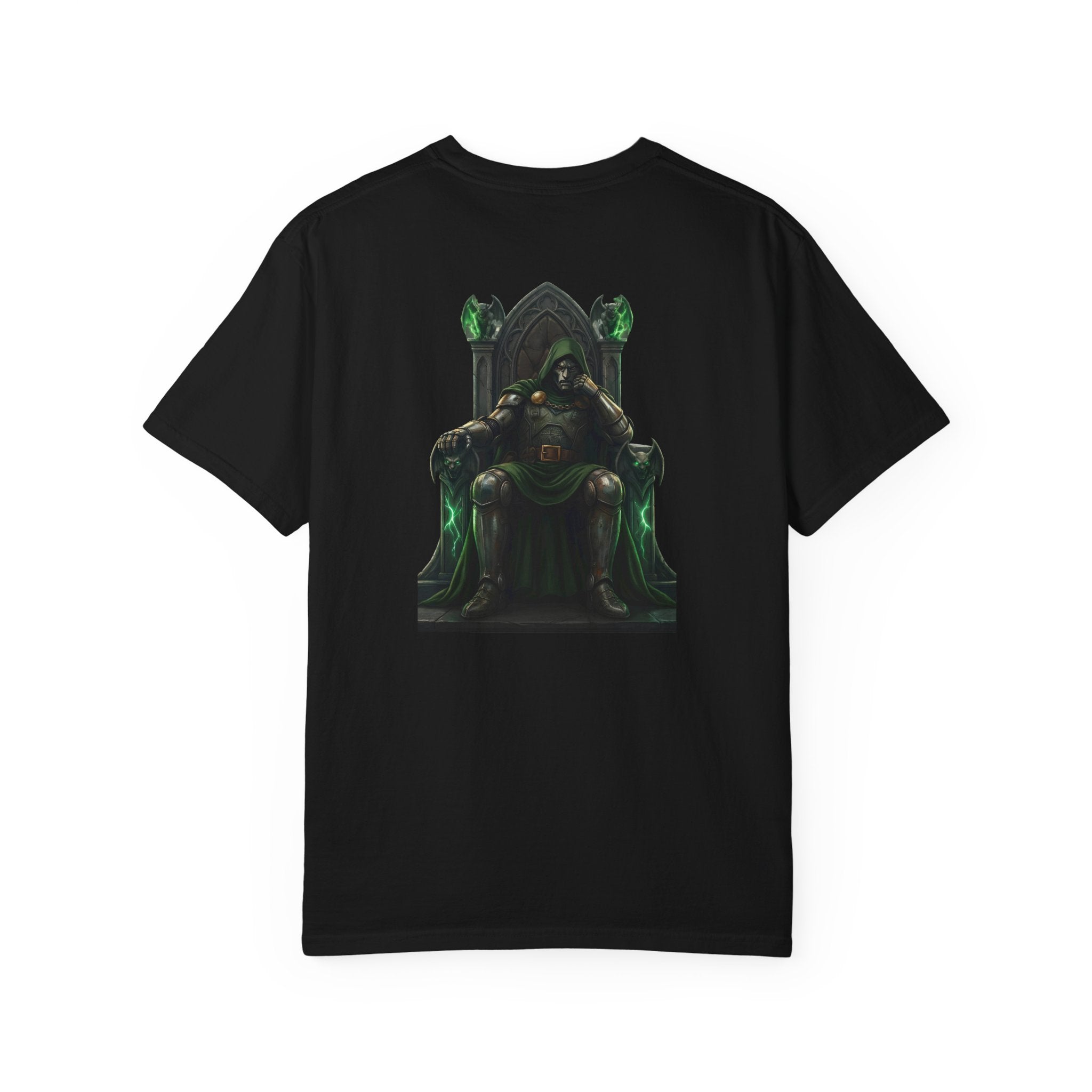 Black t-shirt with 'RIVERDOWN' logo on the back against a white background