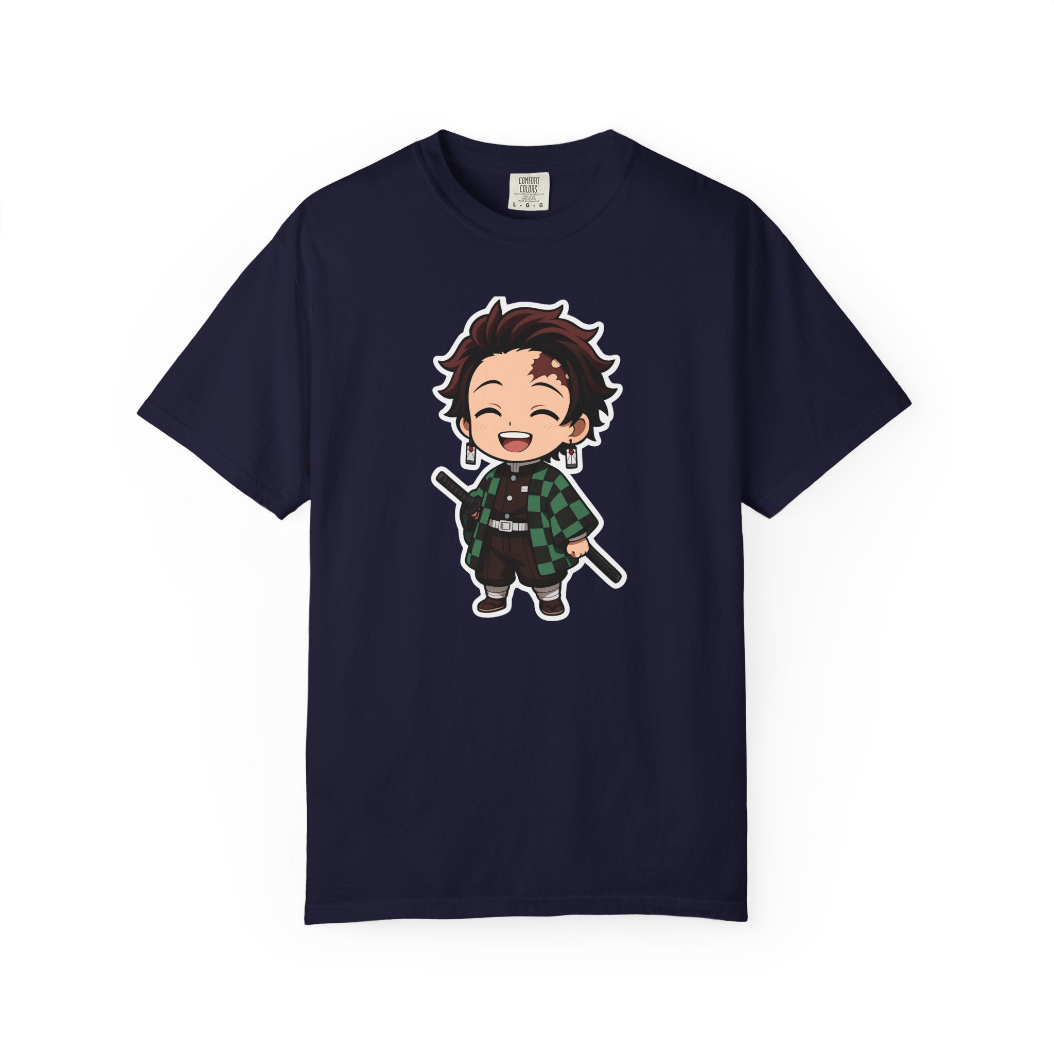 Tanjiro Chibi T-Shirt Cute Demon Slayer Anime Tee T-Shirt - The Eezee Shop