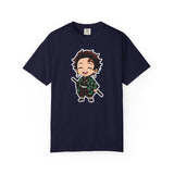 Tanjiro Chibi T-Shirt Cute Demon Slayer Anime Tee T-Shirt - The Eezee Shop