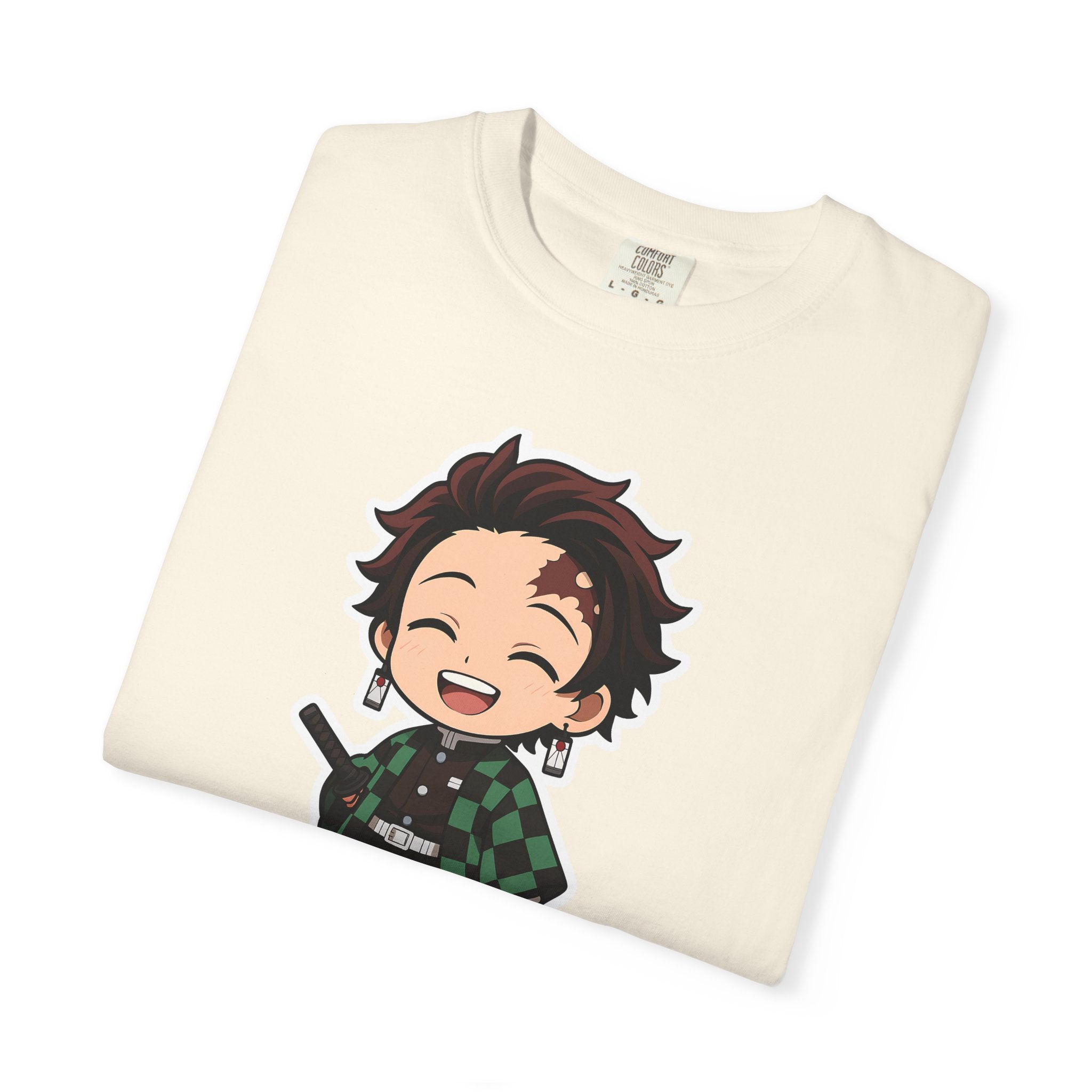 Tanjiro Chibi T-Shirt Cute Demon Slayer Anime Tee T-Shirt - The Eezee Shop