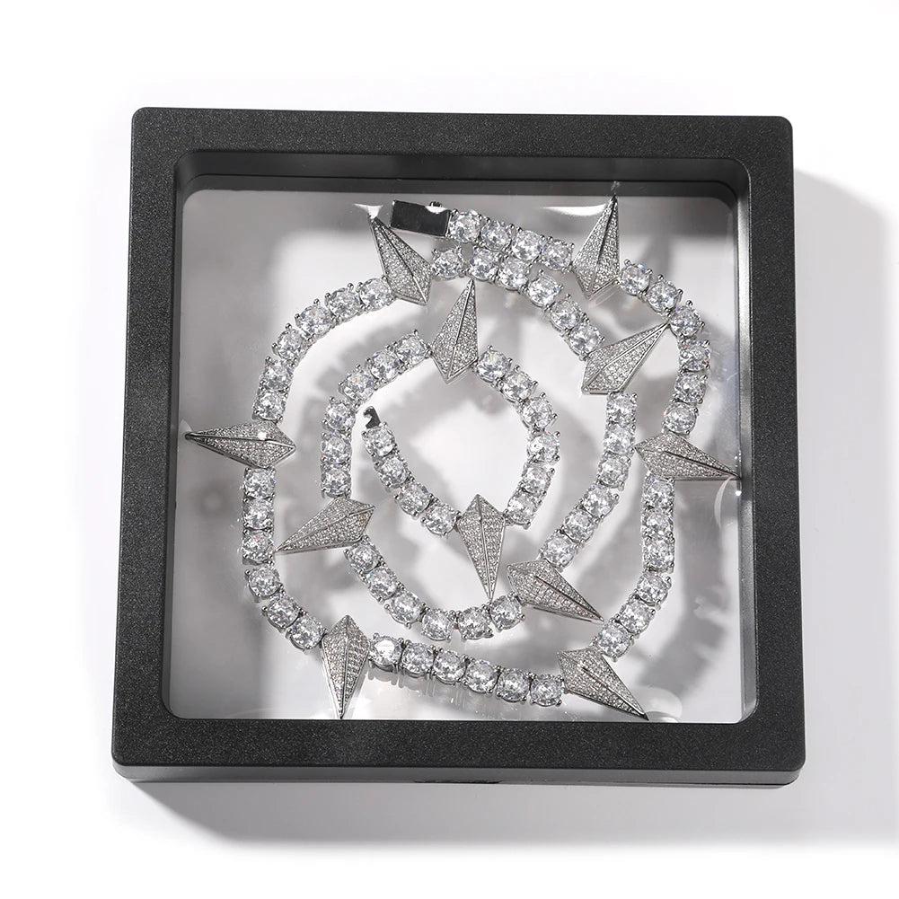 Black Panther Tennis Chain Necklace | Iced Out 5mm CZ Chain Jewelry - The Eezee Shop