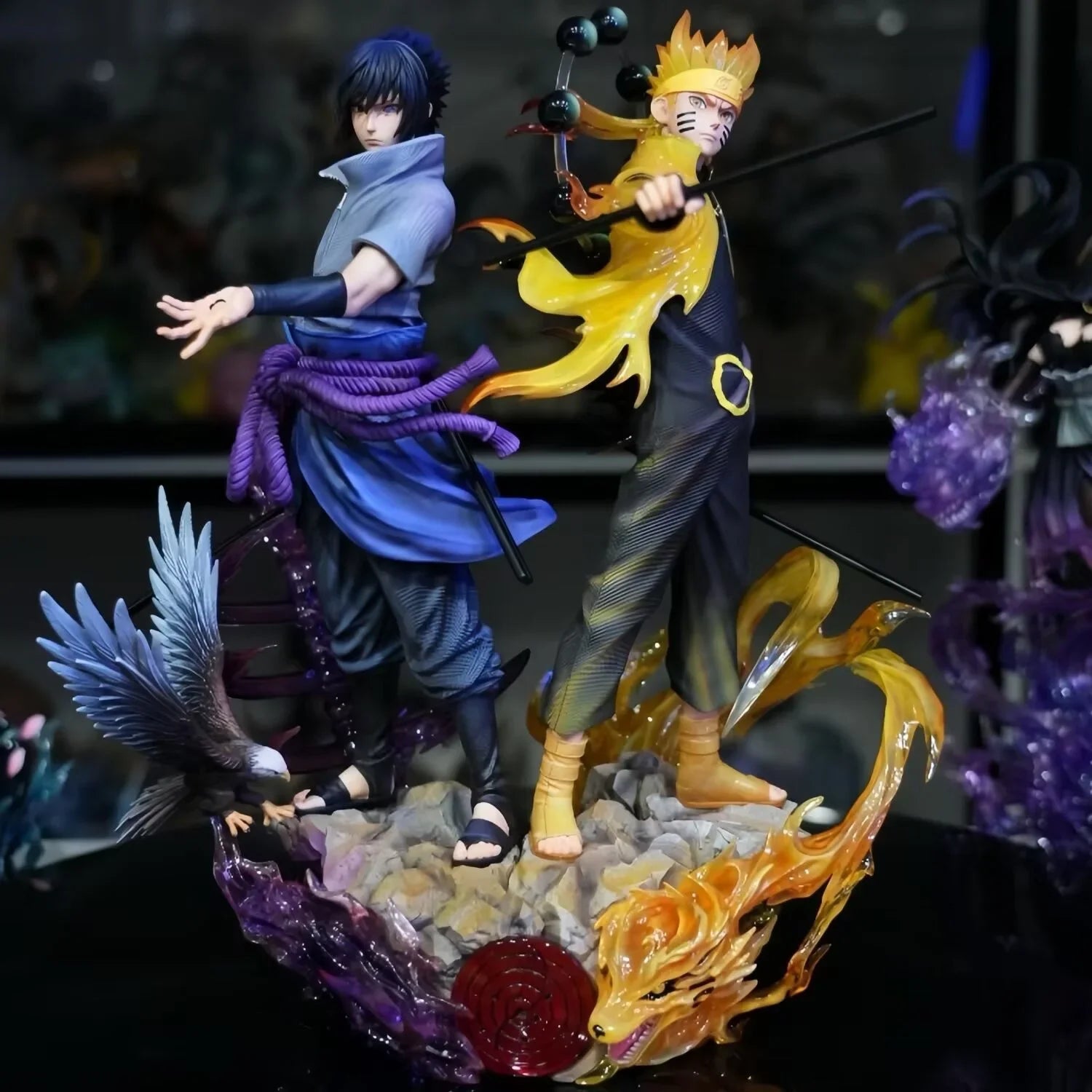 Naruto Shippuden Sasuke Uchiha PVC Action Figure Anime Collectible Figurine Anime Figure - The Eezee Shop