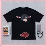 Naruto Men Women‘s Itachi Uchiha Printed Japanese Cotton Printed T shirt Anime Tshirts - The Eezee Shop