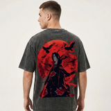 Naruto Itachi Uchiha Streetwear Oversized Retro Anime Tshirts - The Eezee Shop
