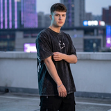 Mens Washed New Arrival Clothes Graphic T-Shirts