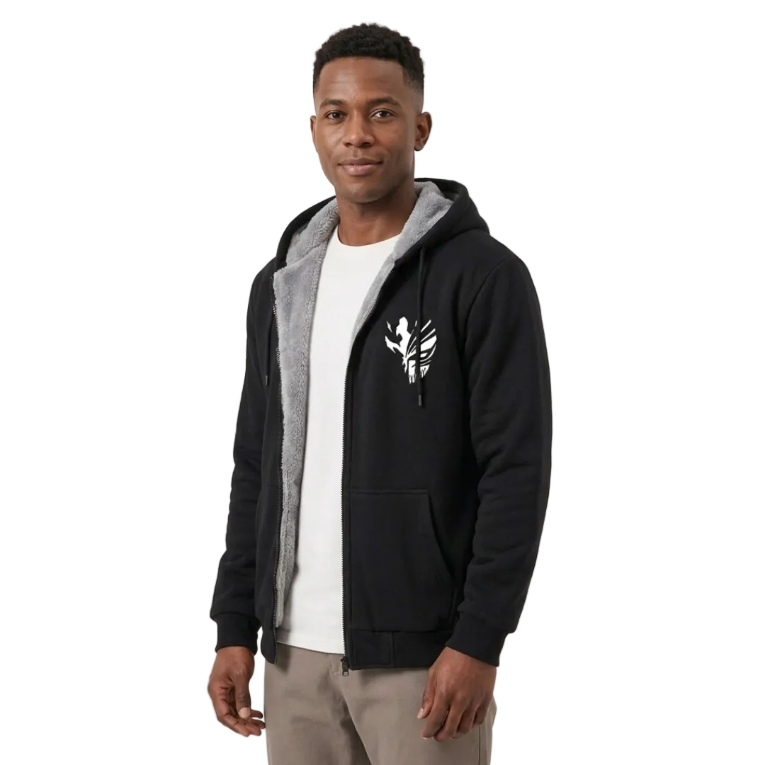 Bleach Ichigo Kurosaki Hoodie Warm Fleece Zip-Up Anime Style Hoodies Series - The Eezee Shop