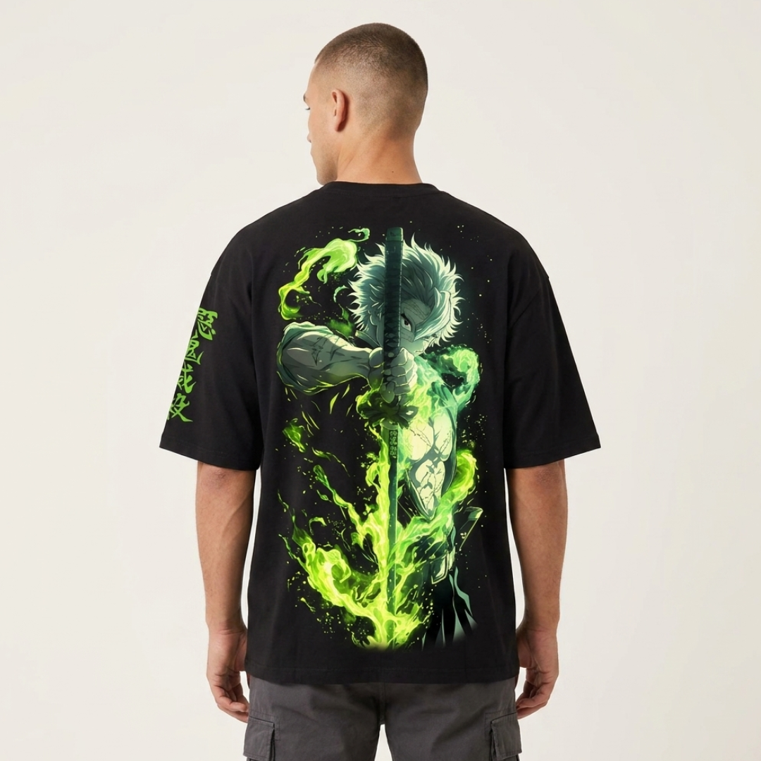 Demon Slayer Theater Edition Infinite City Edition Surrounding T-shirts Anime Tshirts - The Eezee Shop