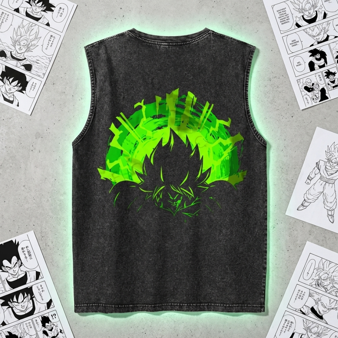Broly Dragon Ball Super Tank Top Anime Tshirts - The Eezee Shop