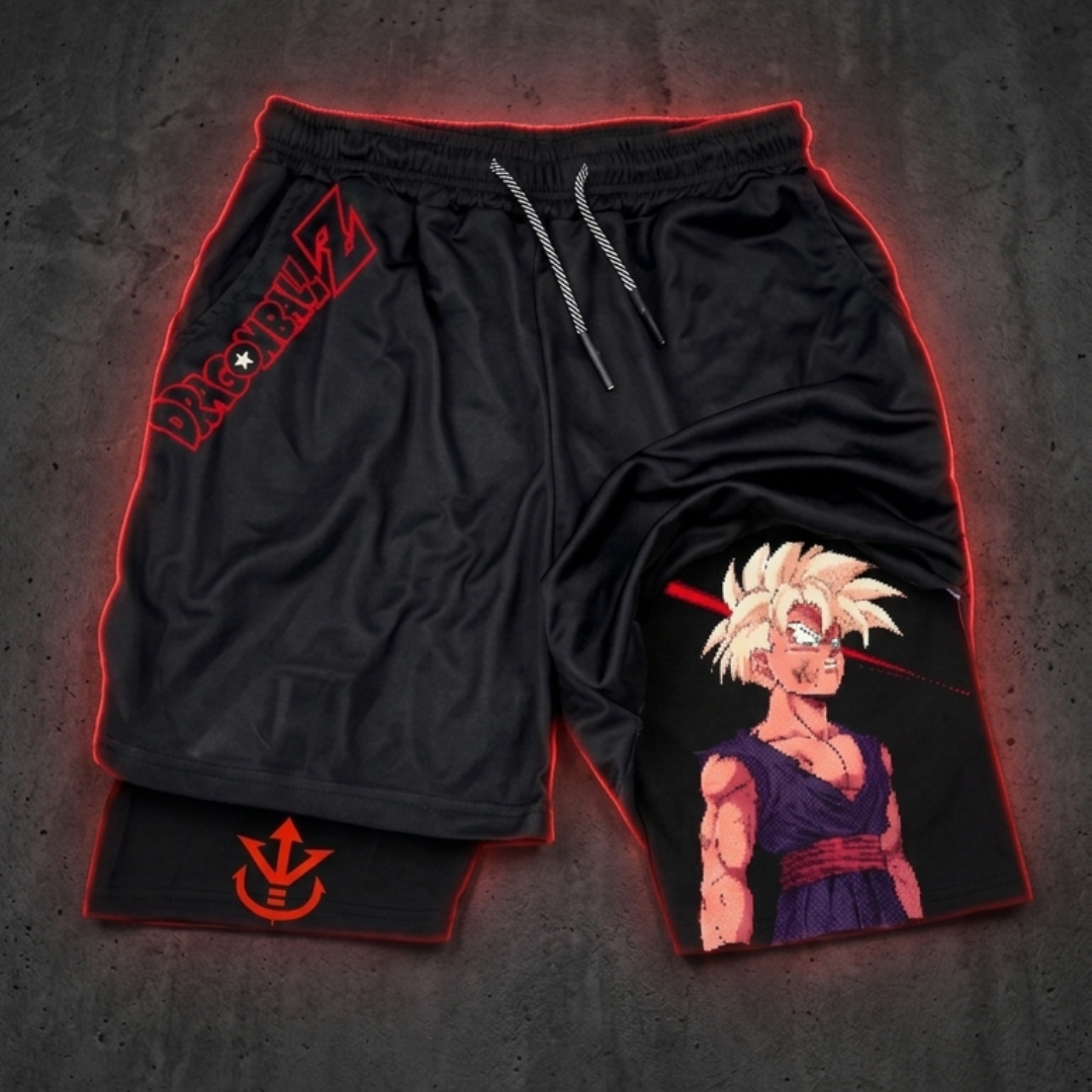 Anime Peripheral Men's Comfortable Sports Five-point Pants Performance shorts - The Eezee Shop