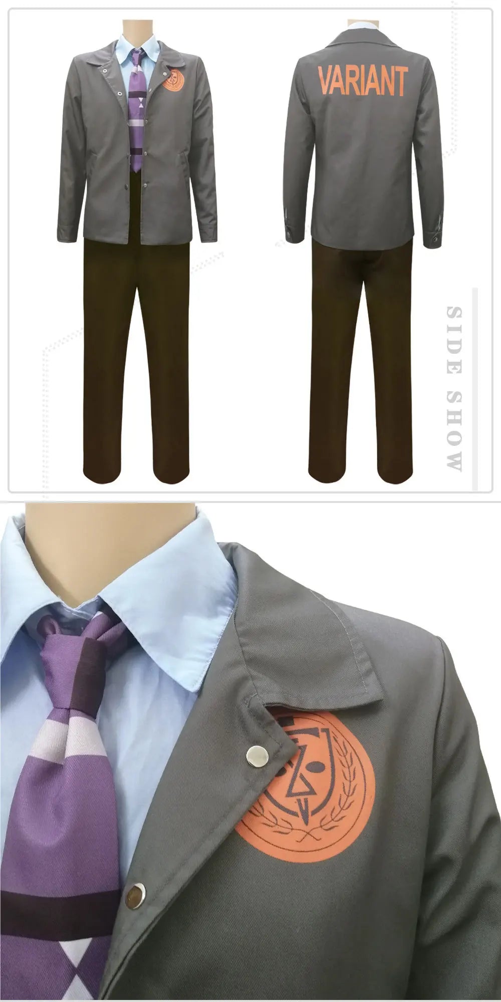 Loki TVA Variant Cosplay Costume | 5-Piece Coat & Jacket Set Cosplay Costumes - The Eezee Shop