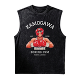 Hajime No Ippo Graphic Tank Top Anime Boxing Cotton Vest for Men Anime Tshirts - The Eezee Shop