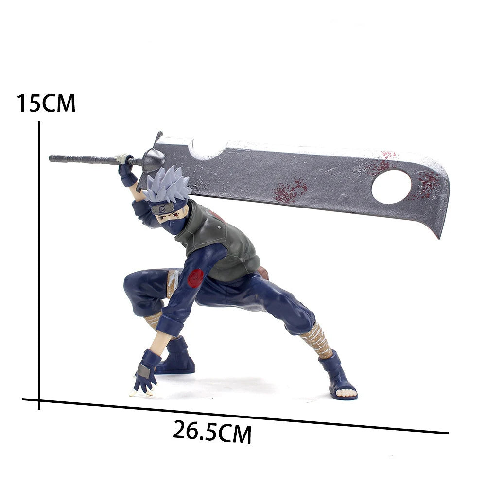 Naruto Shippuden Hatake Kakashi Action Figure Anime Collectible Display Statue Anime Figure - The Eezee Shop
