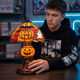 Halloween Jack-O-Lantern Table Lamp Retro Glowing USB Design lamp - The Eezee Shop