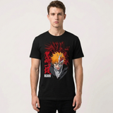 Cosplay Bleach Ichigo Kurosaki Manga Strip Anime Unisex T-shirt