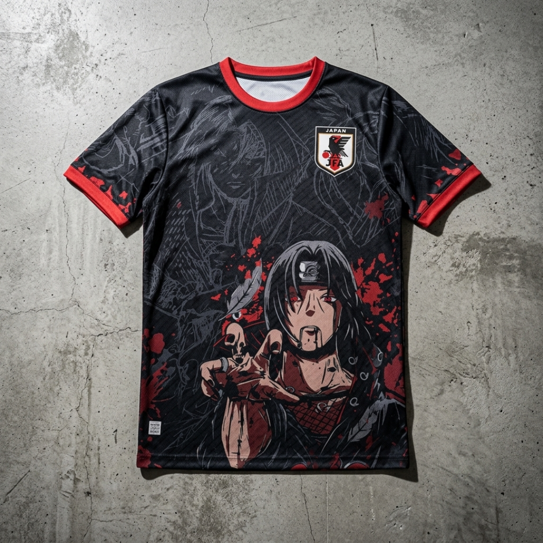 Naruto Itachi's Death Jersey Anime Print Sportswear Anime Tshirts - The Eezee Shop