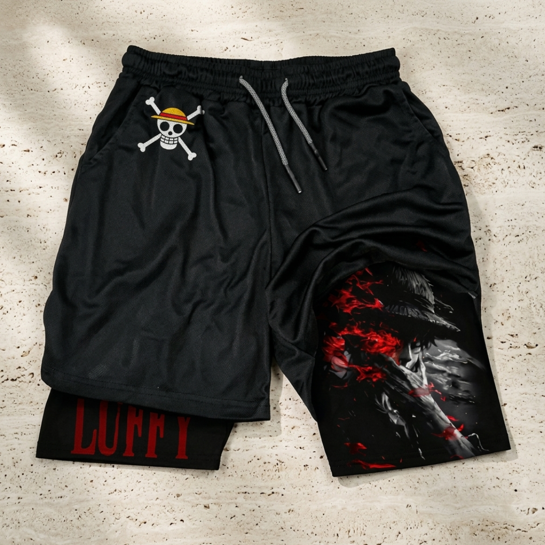One Piece Anime New Printed Sports Shorts 2026 performance shorts - The Eezee Shop