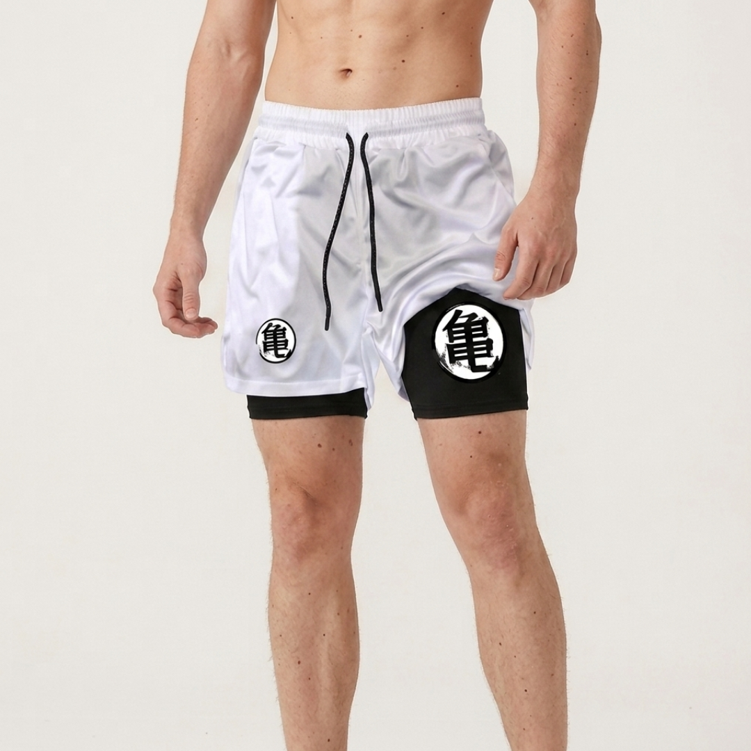 Dragon Ball Anime Printed Shorts Man Running Pants Performance shorts - The Eezee Shop
