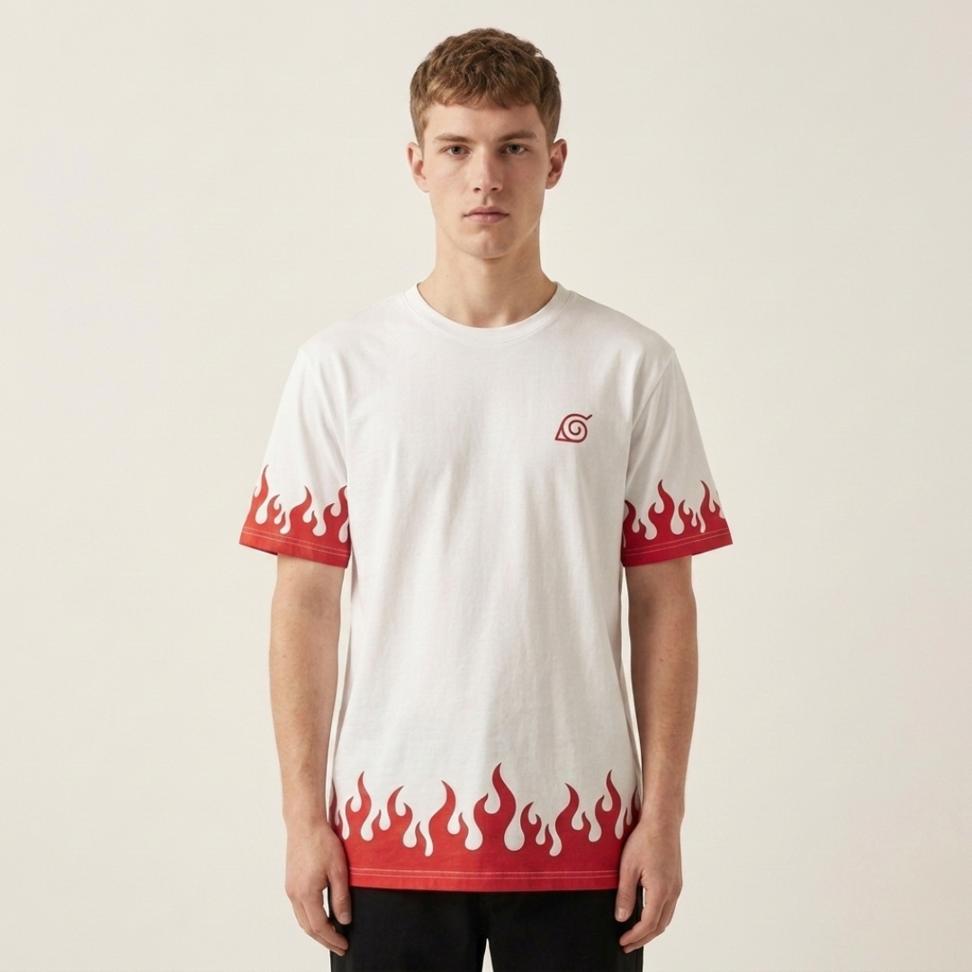 Naruto Hokage Men's T-Shirt Short Sleeve Anime Tee Anime Tshirts - The Eezee Shop