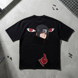 Naruto Men Women‘s Itachi Uchiha Printed Japanese Cotton Printed T shirt Anime Tshirts - The Eezee Shop