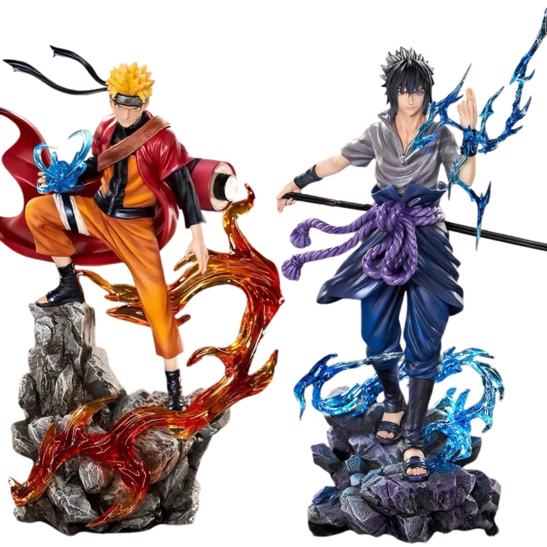 Naruto & Sasuke Figure Set 23cm PVC Statue Anime Figure - The Eezee Shop