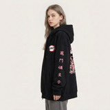 Nezuko Kamado Demon Slayer Zip-Up Hoodie Hoodies Series - The Eezee Shop