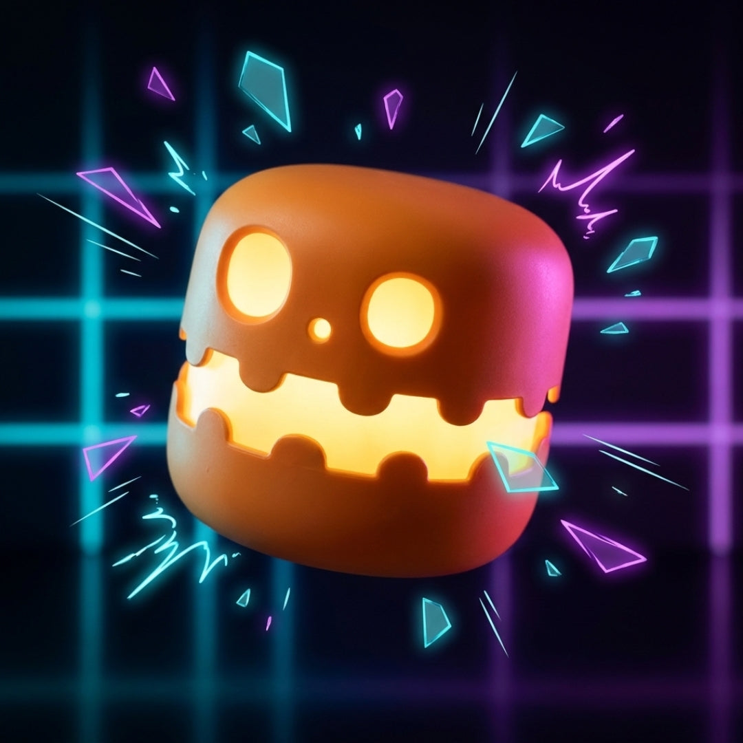 Halloween Pumpkin Night Light USB LED Timed Atmosphere Lamp Lamp - The Eezee Shop