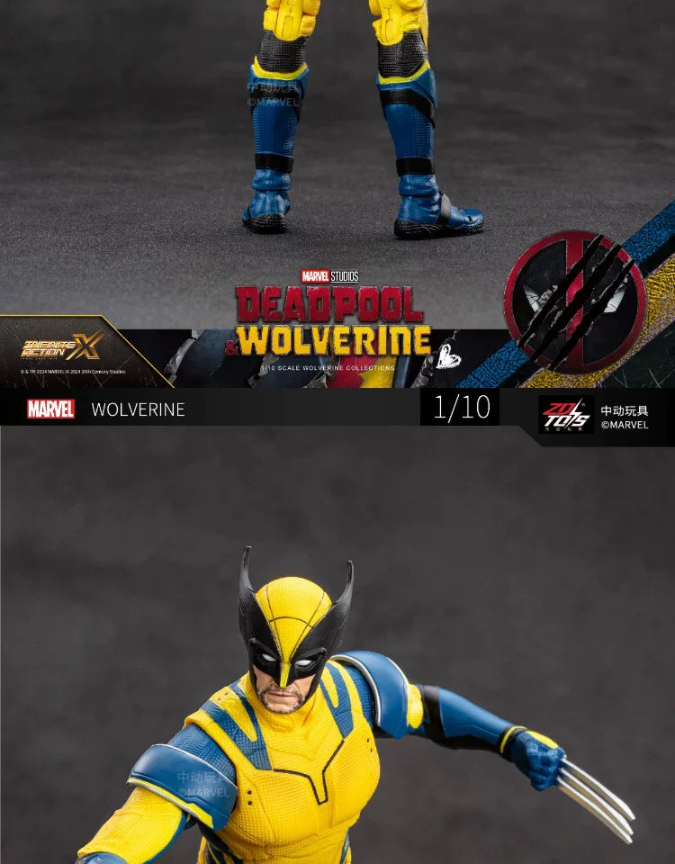 Deadpool & Wolverine 1:10 Action Figure | Boxed Collectible Collectible Figures - The Eezee Shop
