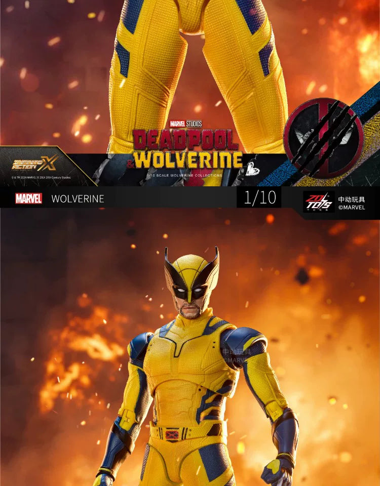 Deadpool & Wolverine 1:10 Action Figure | Boxed Collectible Collectible Figures - The Eezee Shop