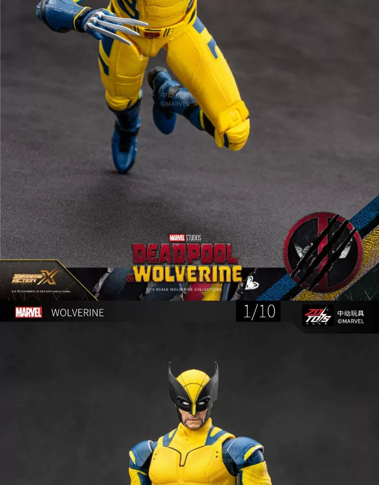 Deadpool & Wolverine 1:10 Action Figure | Boxed Collectible Collectible Figures - The Eezee Shop