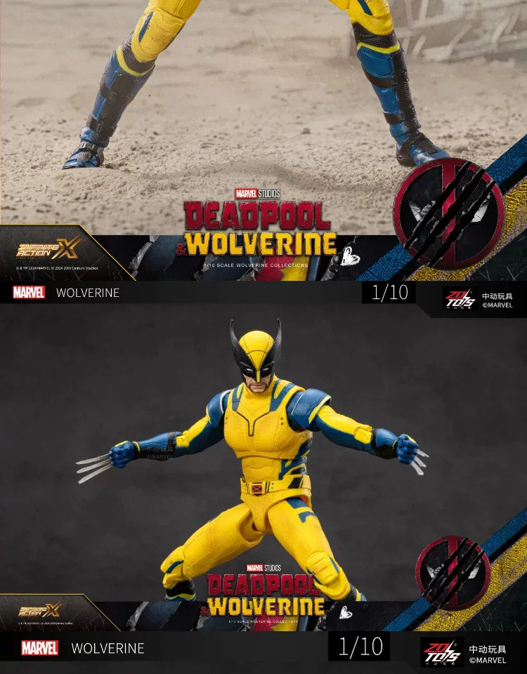 Deadpool & Wolverine 1:10 Action Figure | Boxed Collectible Collectible Figures - The Eezee Shop