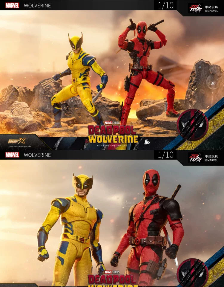 Deadpool & Wolverine 1:10 Action Figure | Boxed Collectible Collectible Figures - The Eezee Shop