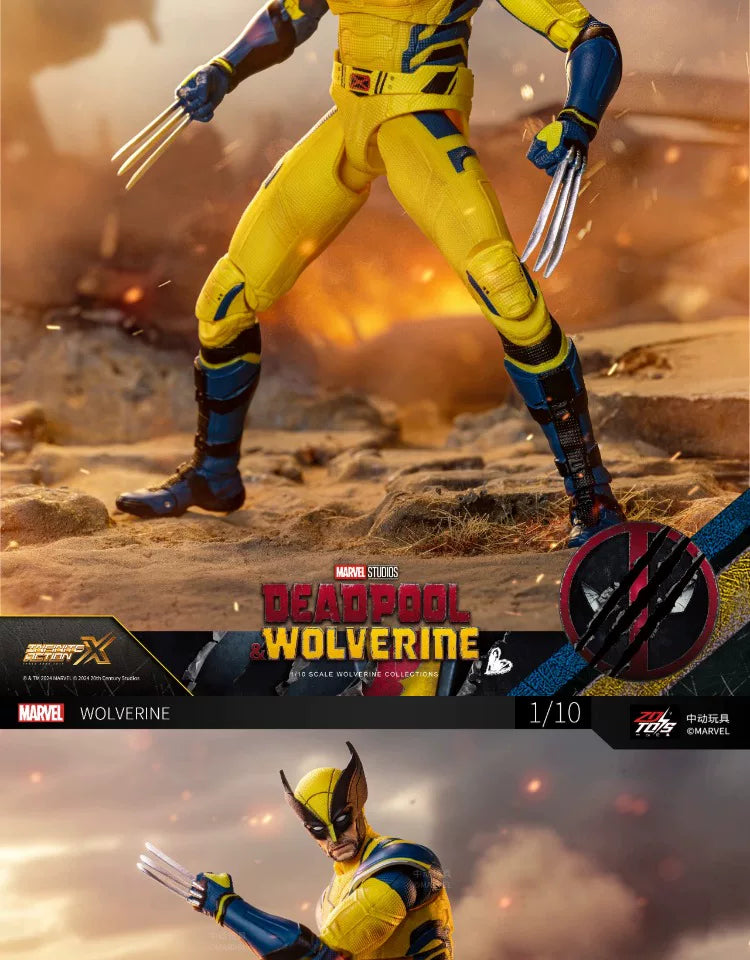 Deadpool & Wolverine 1:10 Action Figure | Boxed Collectible Collectible Figures - The Eezee Shop