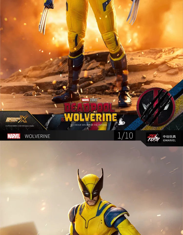 Deadpool & Wolverine 1:10 Action Figure | Boxed Collectible Collectible Figures - The Eezee Shop