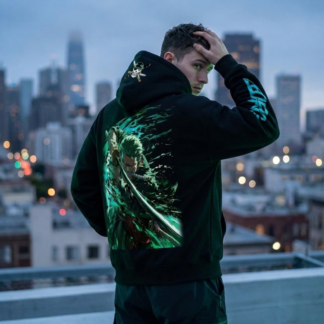 One Piece Roronoa Zoro Autumn Winter Hoodie Hoodies Series - The Eezee Shop
